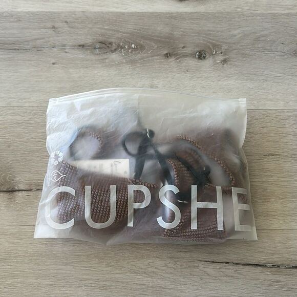 Cupshe Rib Scoop Neck Top & Hipster Bikini Set Mineral Wash M NWT IN PACKAGE - Picture 16 of 16